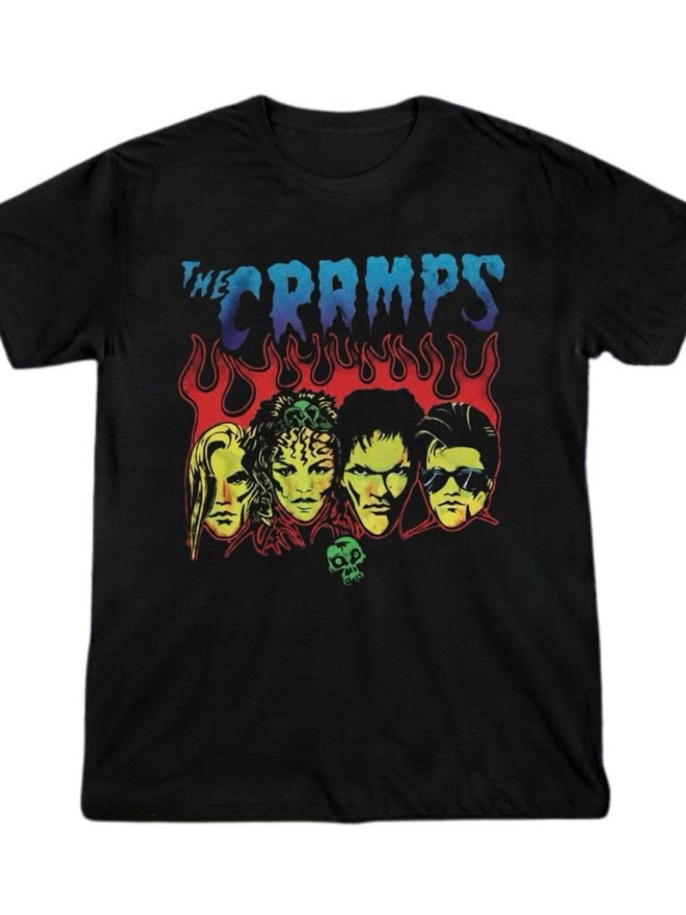 Gildan The Cramps Graphic Band Tee - Black